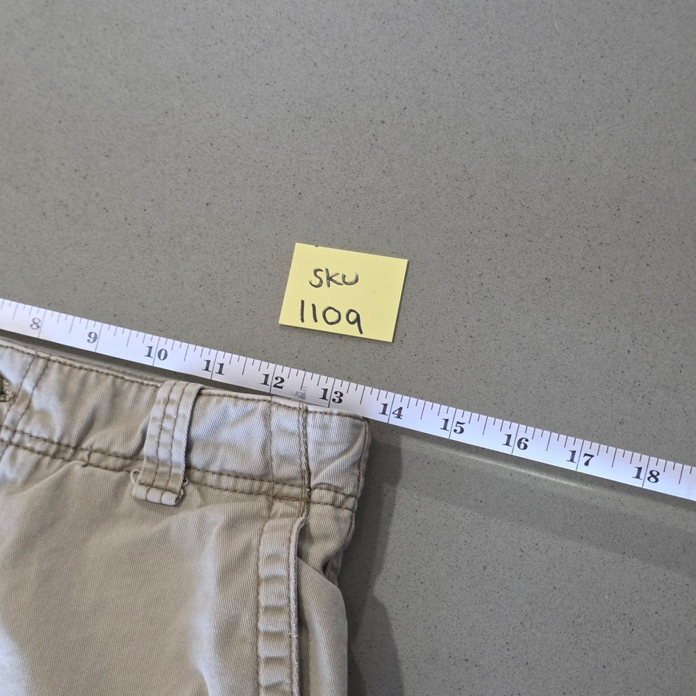Lucky Brand 121 Heritage Slim Chino Pants Men 30x26 Tan Khaki Straight Leg Twill - Picture 9 of 12